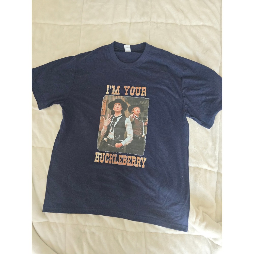 Sophie Cunningham &Caitlin Clark "I'm Your Huckleberry Indiana Fever shirt Large